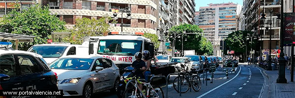 El tráfico y la circulación en Valencia